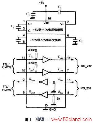 MAX232ڲṹ