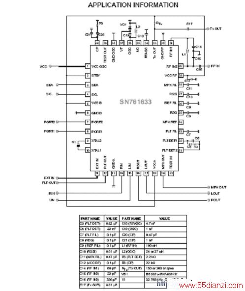SN761633Ӧõ·ͼ