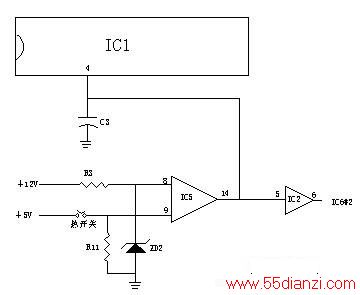 三洋老版IC-14FZ IC-16FZ IC-16FZC IC-18FZ IC-16YZ IC-18YZ电磁炉重置电路