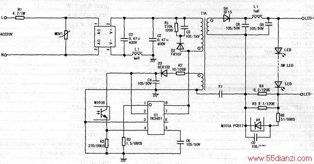 5W LEDƵ·