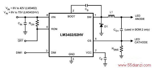 LM3402LED·