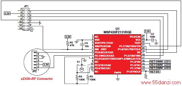 MSP430F2131RGEɵTPS62260LED-338·