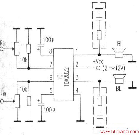 TDA2822ֱźʵ
