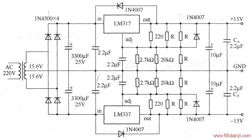 ±15V/0.5AѹԴ·