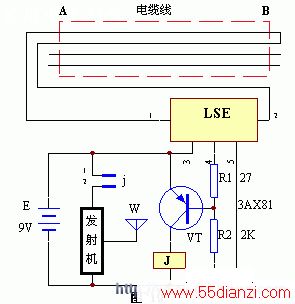 电缆线防剪报讯机