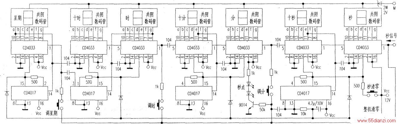 LED数显电子钟