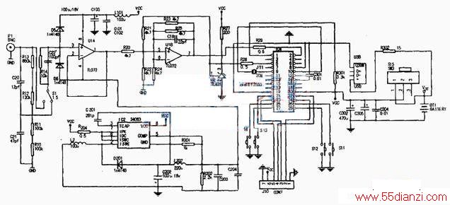 õƬPIC18F2550ʾPIC18F2550 Oscilloscope