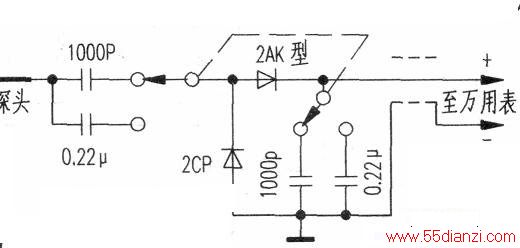 DIY万用表高频信号探头