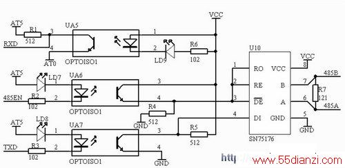 RS-485ͨŽӿڵ·