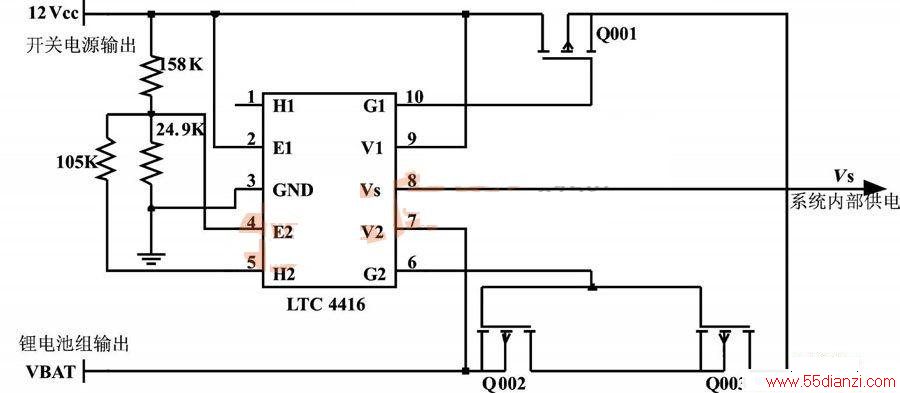 LTC4416 Դѡģ·