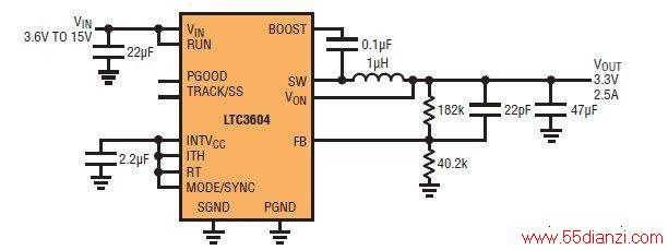 ӿ뷶Χ3.3V/2.5AӦ