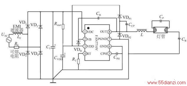 ͼ2 FAN7710VCFL·