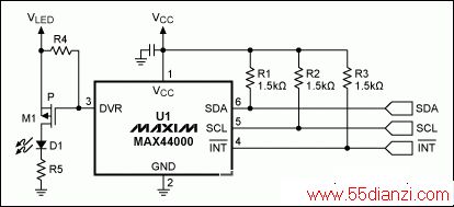 ͼ2. LED򵥷ʽ
