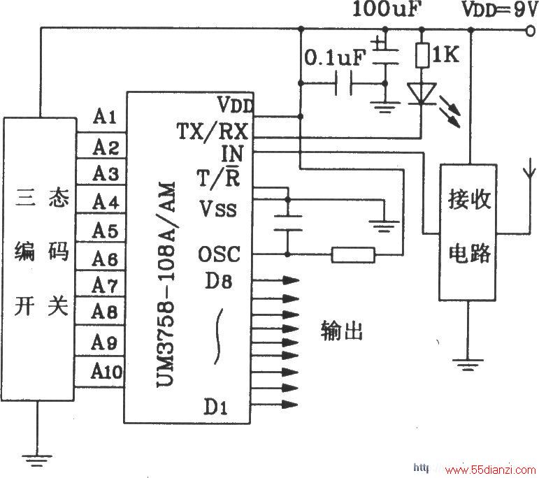 UM3758-108A/AM͵Ƭ롢·ͼ