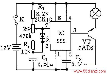 NE555ƵֱLEDߵ·