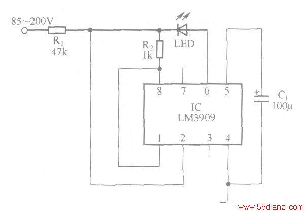 ԴѹΪ85200VLED˸·