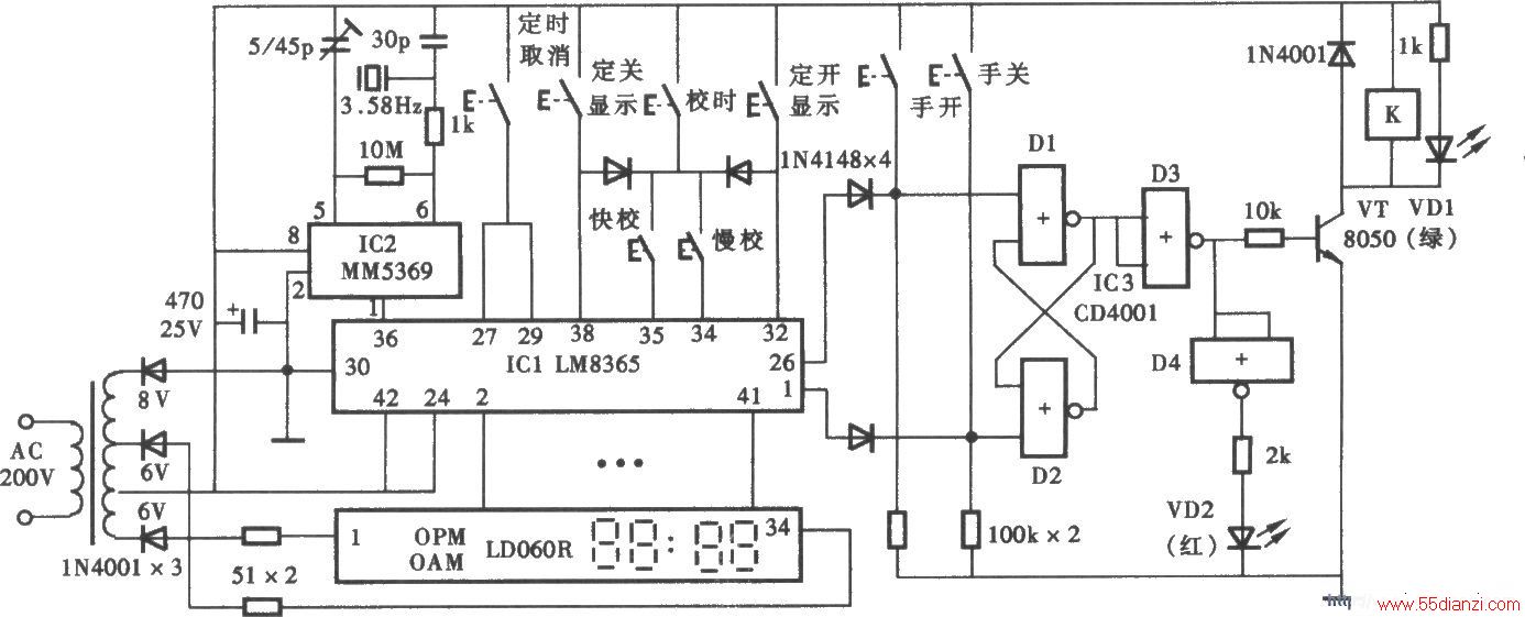 LM8365ķʱʱ·