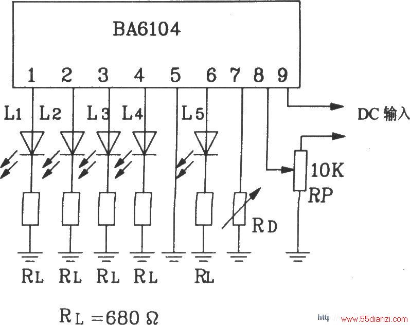 BA6104λLEDƽɵ·Ӧõ·