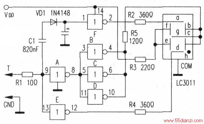 CD40106͹LC3011ɵĲ·