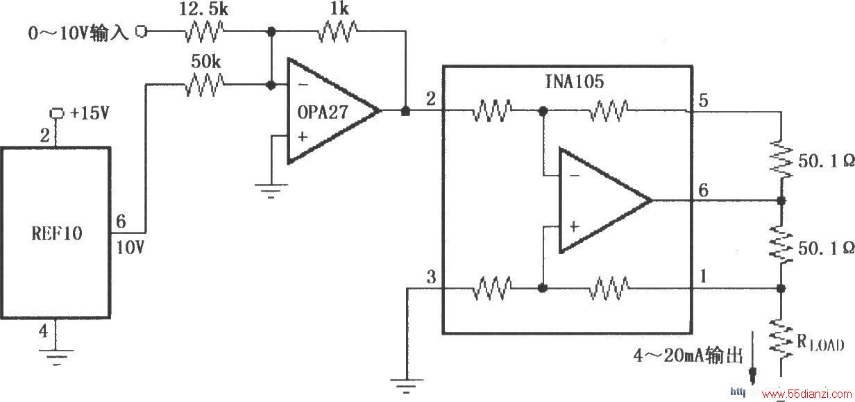 020mA(INA105)