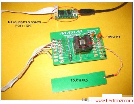 MAX1441Ӧõ·MAXQUSBJTAG-KIT