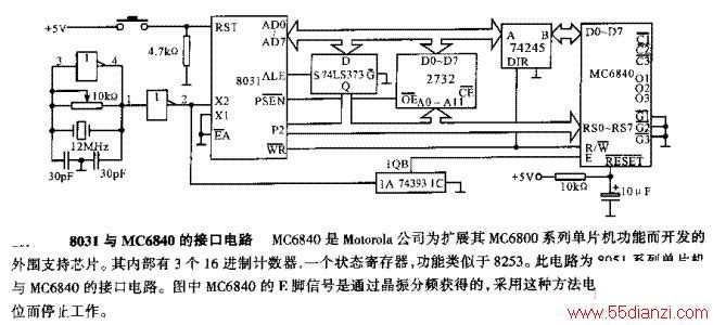 8031MC6840Ľӿڵ·