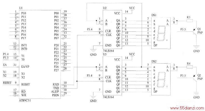 74LS164LEDԭͼ