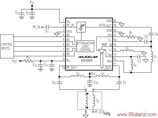 MAX2055Ӧõ·