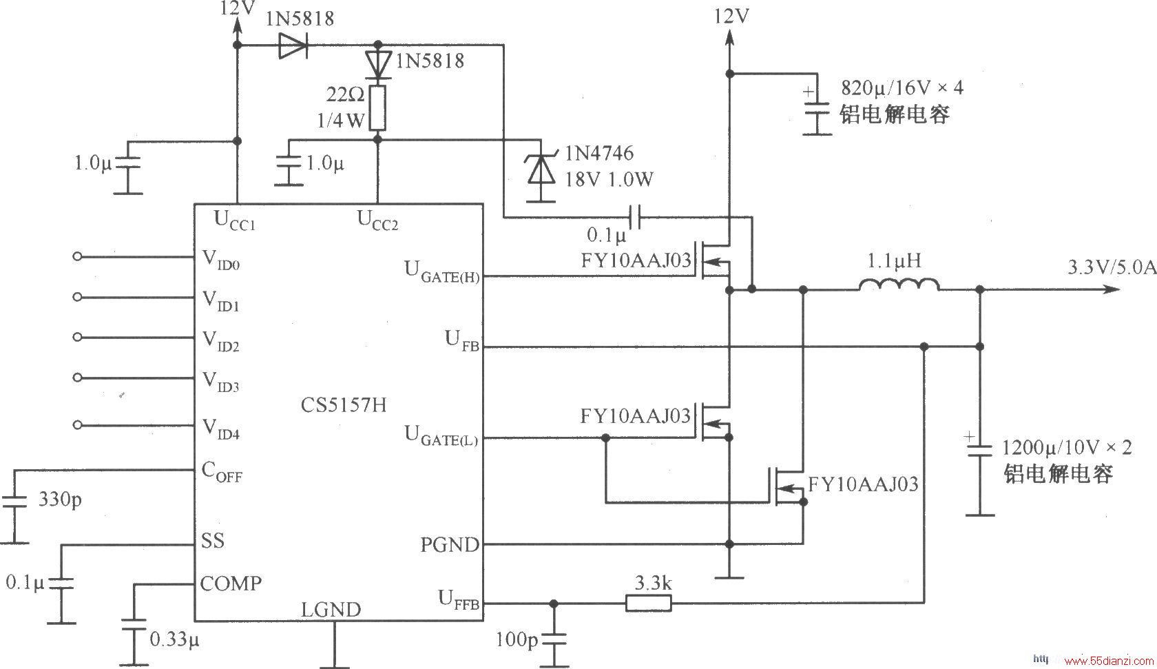 CS5157Hɵңؼl2V3.3V5.0A任