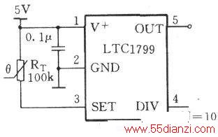 LTC1799ɵ¶һƵʱ任·