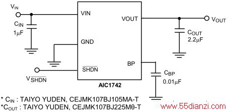 ES2J Ƭ(AIC1742-285BCV) Ӧõ·ͼ