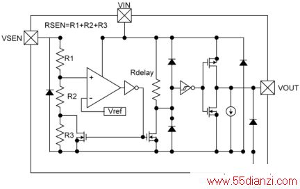 A8D Ƭ(XC6108C08DMR) ڲͼ