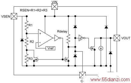 K8B Ƭ(XC6108N08BMR) ڲͼ