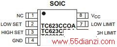 TC623CCOA 引脚图