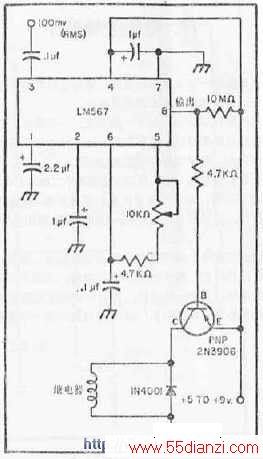 LM567ͨɵ·Ӧ
