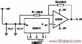 AD5611ŴAD820ɵ˫ԵѹD/Aת·