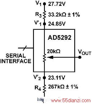 ͼ4 ͨͻ׼ѹαDAC