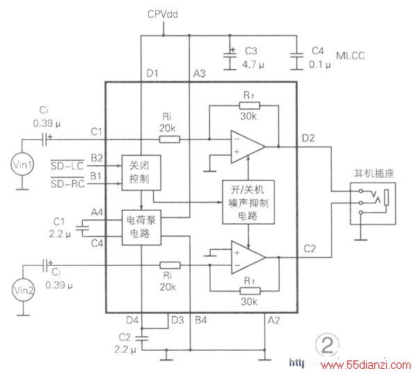 LM4926的典型应用电路图
