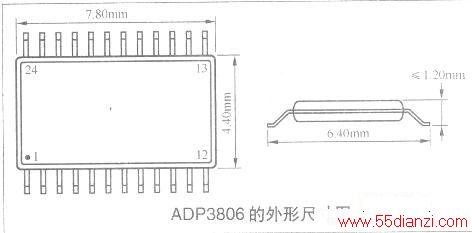 ADP3806γߴͼ
