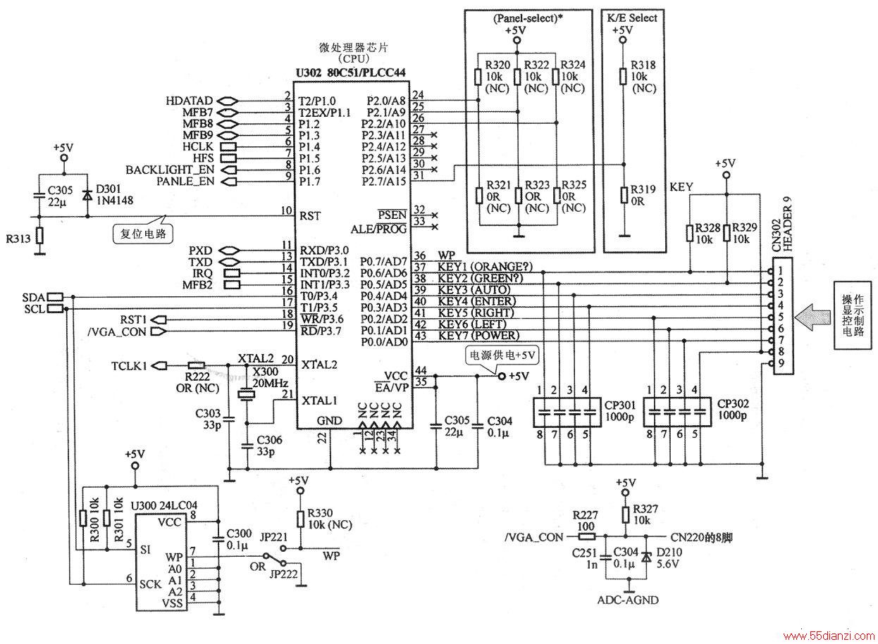 ڽLM500ҺʾCPU·ԭͼ