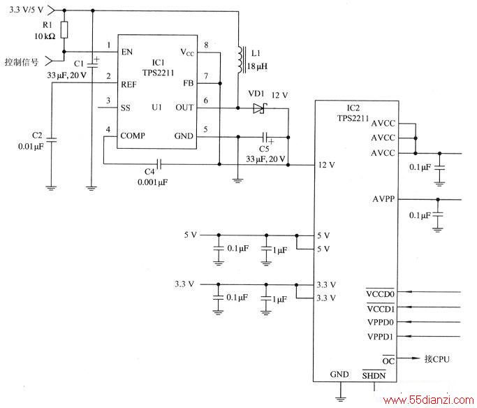 TPS6734IPS2211ɵ12VԴӦõ·