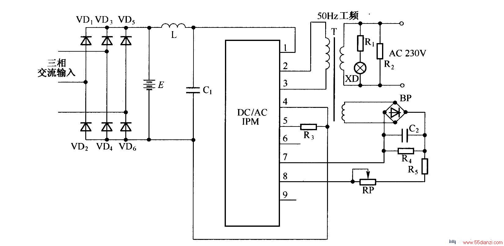 DCAC IPMģ鹹ɵ50Hz1000WԴͼ