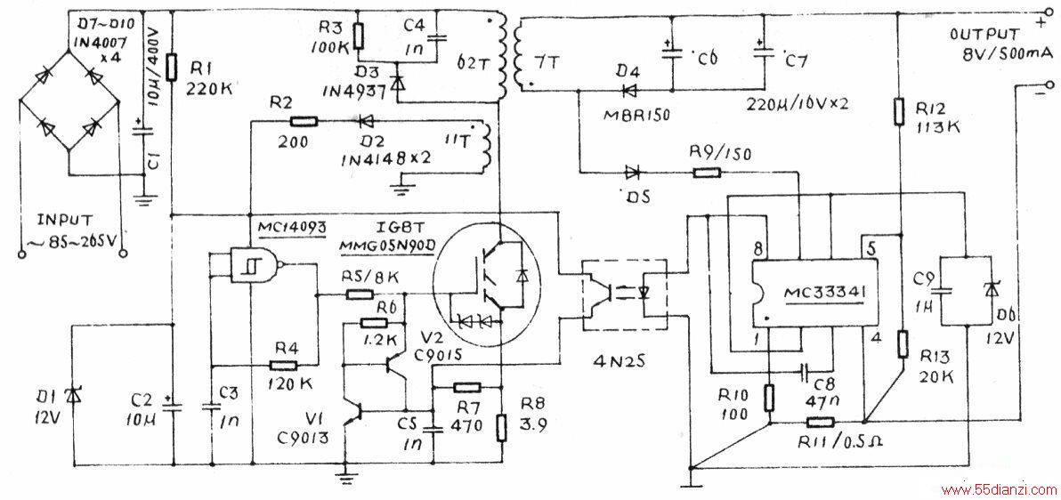 þԵդ˫(IGBT)ɵĿصس·