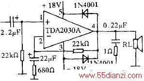 ͼ2 TDA2030AɵOCL