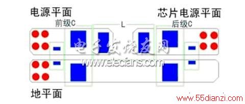  π LC Դ˲·LAYOUT Чͼ