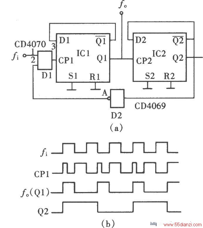 CD4013ɵ3-1Ƶ·