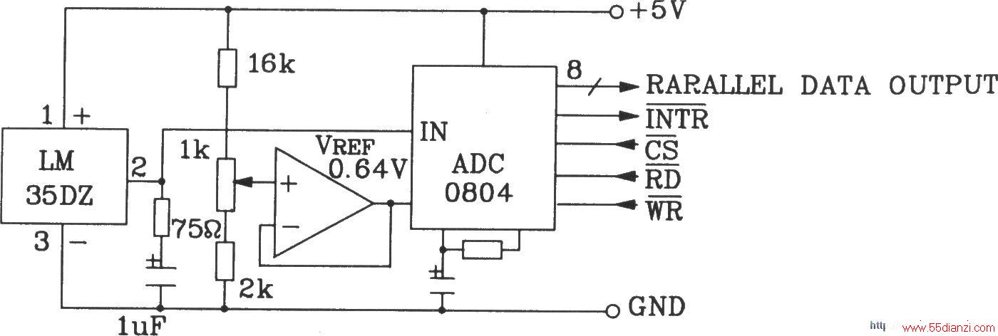 LM35DZ¶ȴ¶ADתΪ̬׼΢