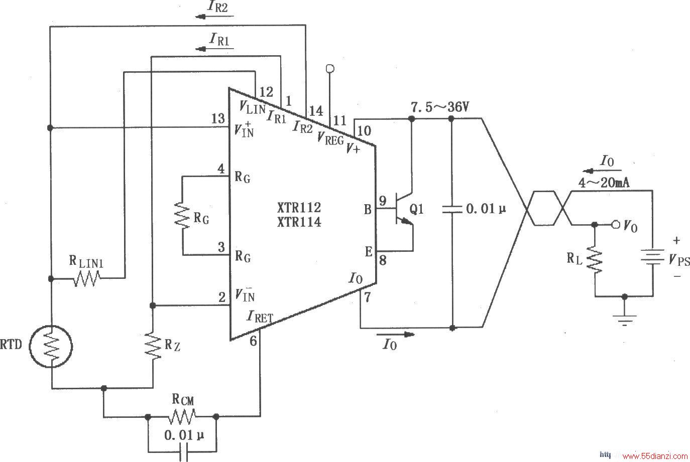 XTR112/114RTD¶Ȳ·