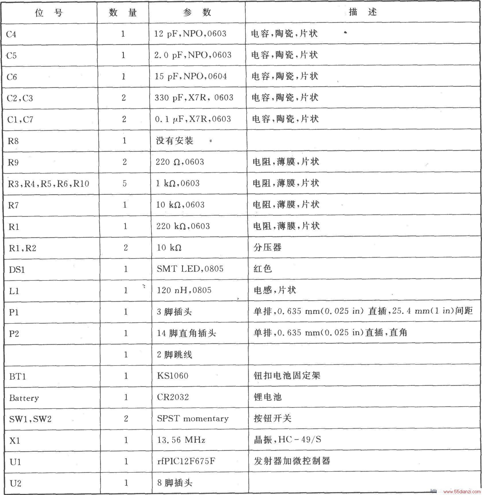 rfPICl2F675H/F/K ASK/FSK 915/433/315 MHz