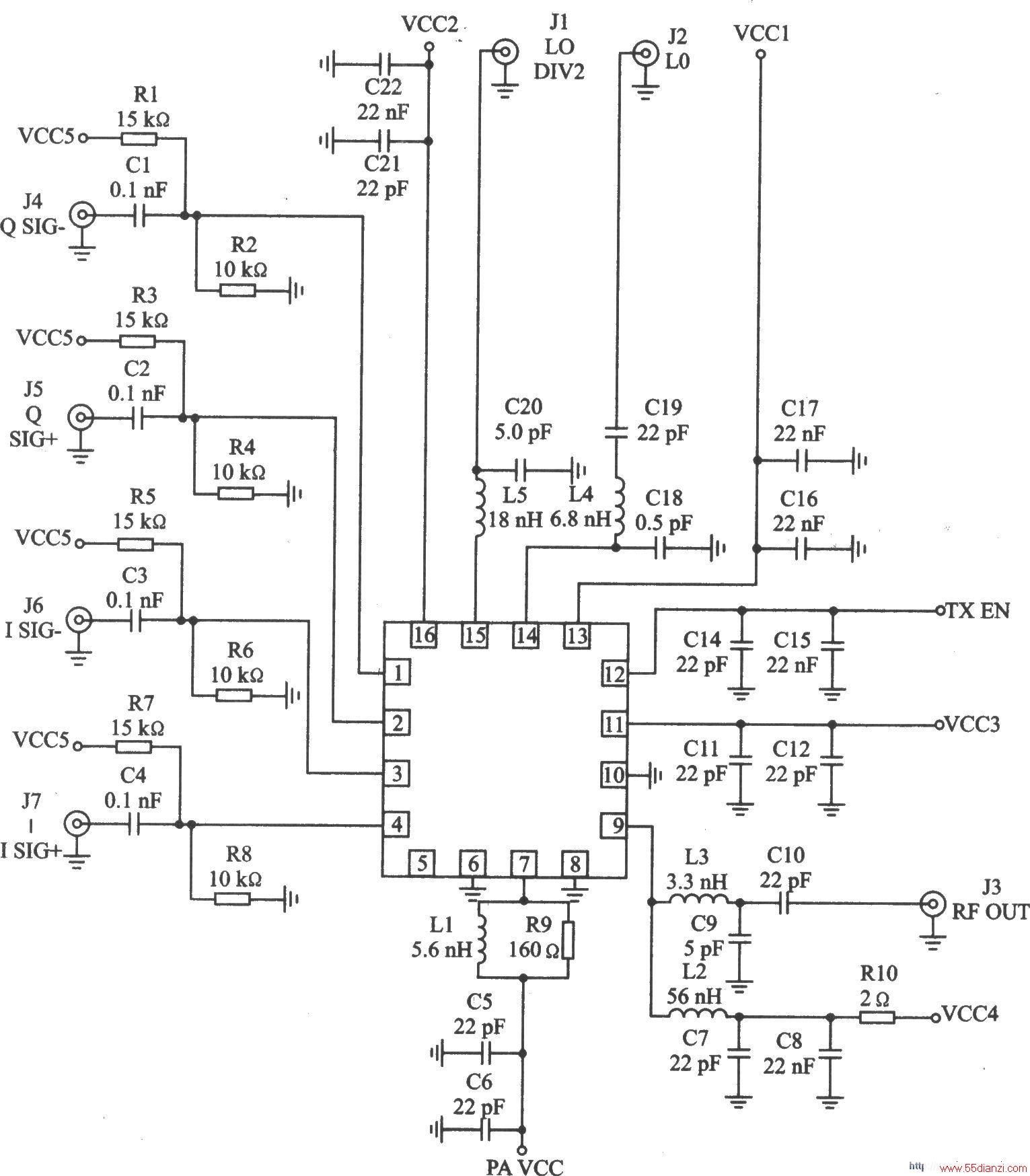 RF2942 I/Q 915 MHz